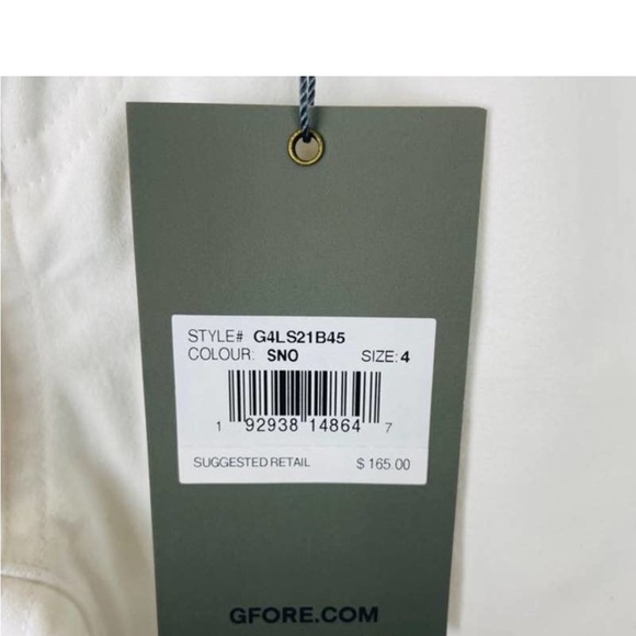 G/Fore Women's Essential 5 Pocket Snow Golf Pants G4LS21B45 Size 4 (28" Waist) - Picture 9 of 9